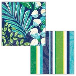 Peaceful Palms 24ct 2ply Beverage Napkin by Creative Converting