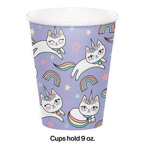 Sassy Caticorn Hot/Cold Cups 9Oz. 8ct Party Decoration