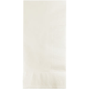 White Dinner Napkins 2Ply 1/8Fld, 100 ct by Creative Converting