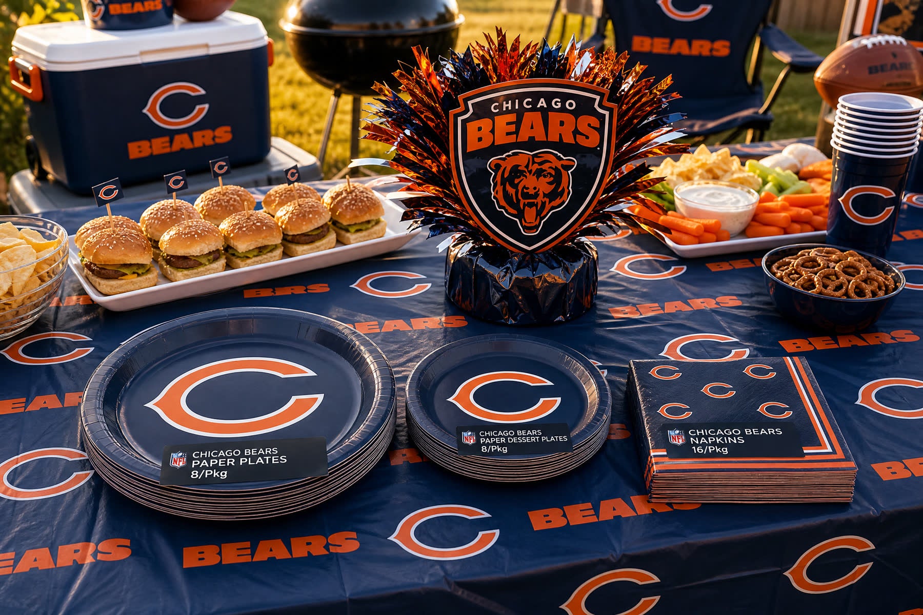 Chicago Bears Tailgate Party Ideas to Make Game Day Easy