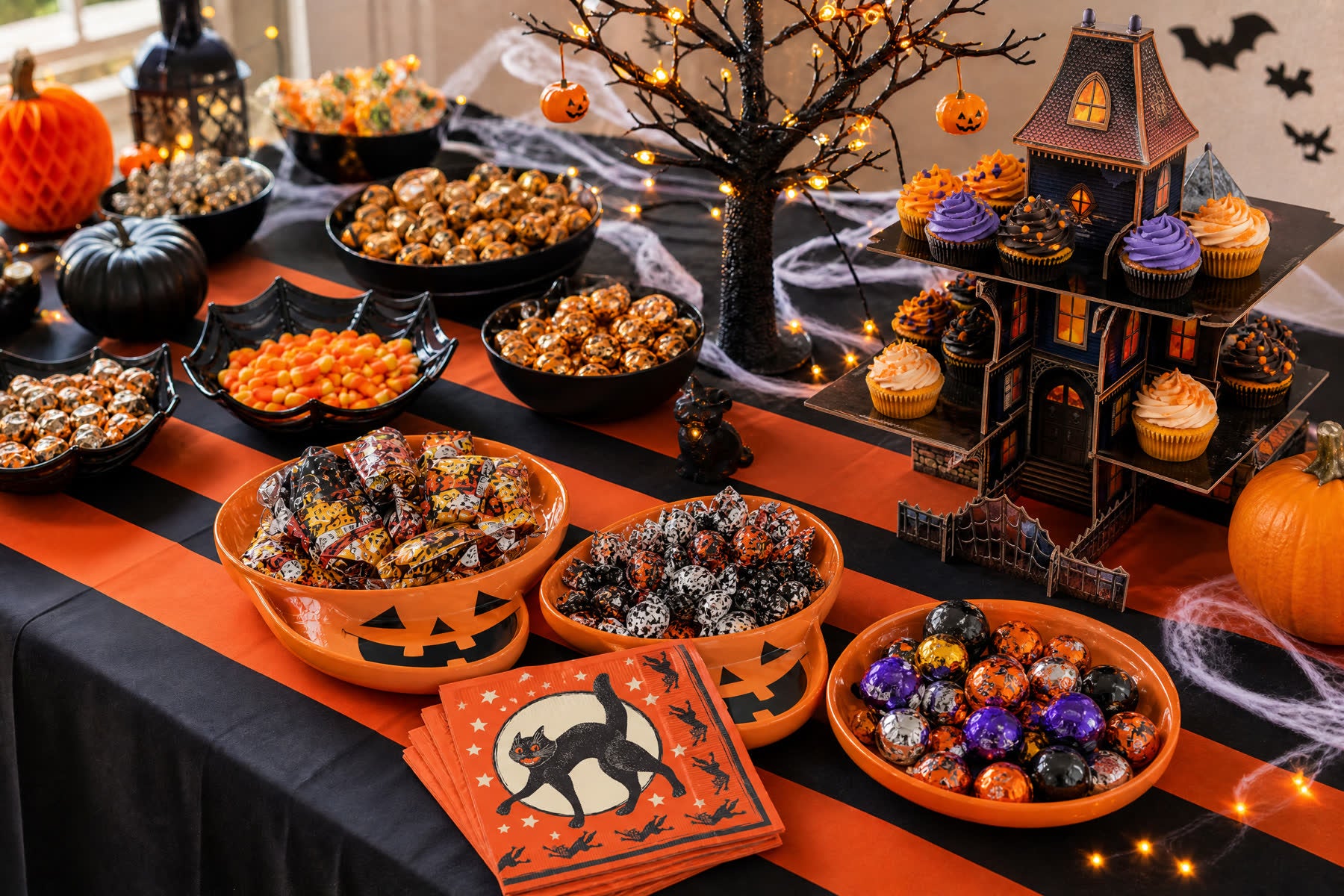 How to Set Up a Halloween Candy Buffet Guests Love