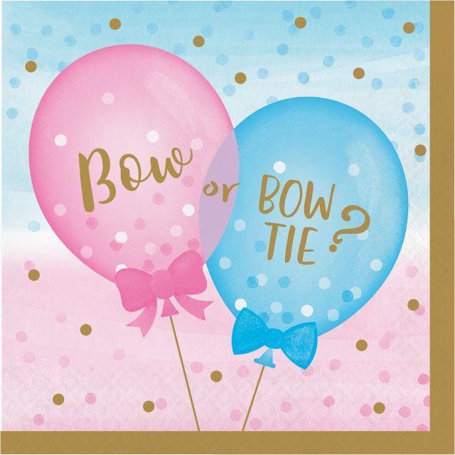 Gender Reveal Balloons Themed Party Tableware