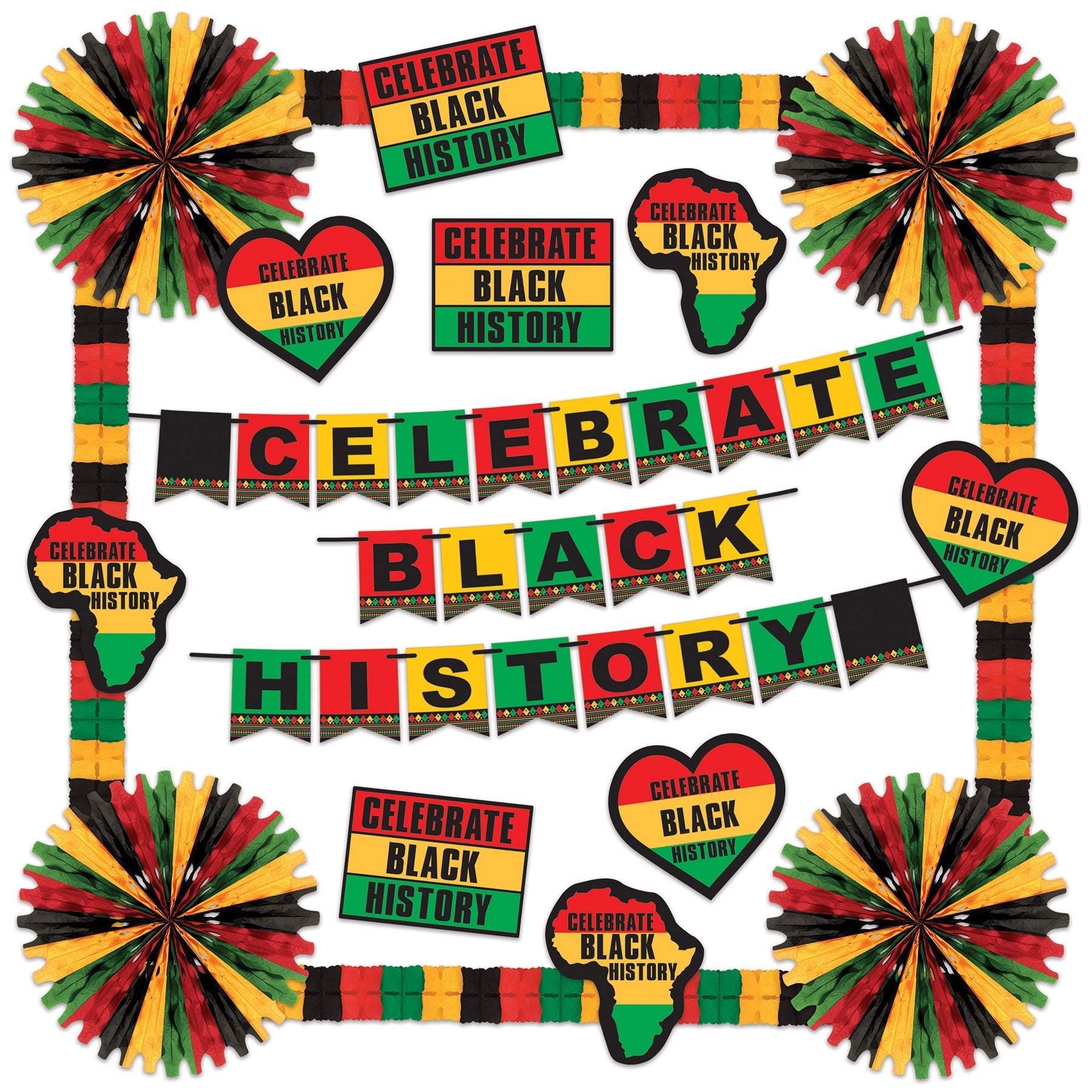 Black History Month decorating kit