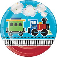 All Aboard Birthday Themed Party Tableware