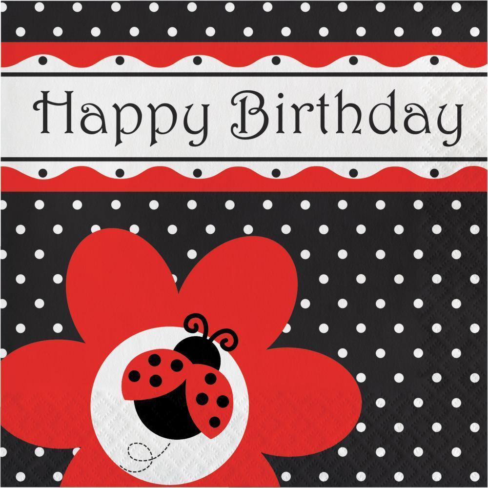 Ladybug Fancy Birthday Themed Party Tableware