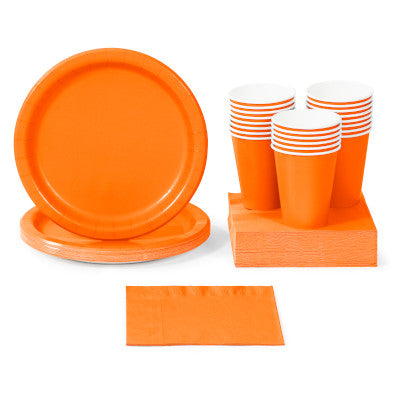 Sunkissed Orange Party Tableware