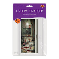12 Pack Bulk Creepy Crapper All-Weather Halloween Door Cover