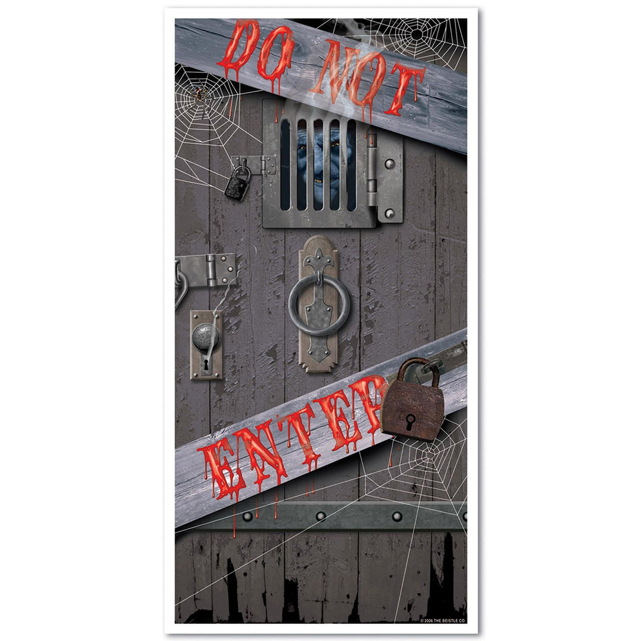 Spooky Halloween Door Cover - Bulk 12 Pack