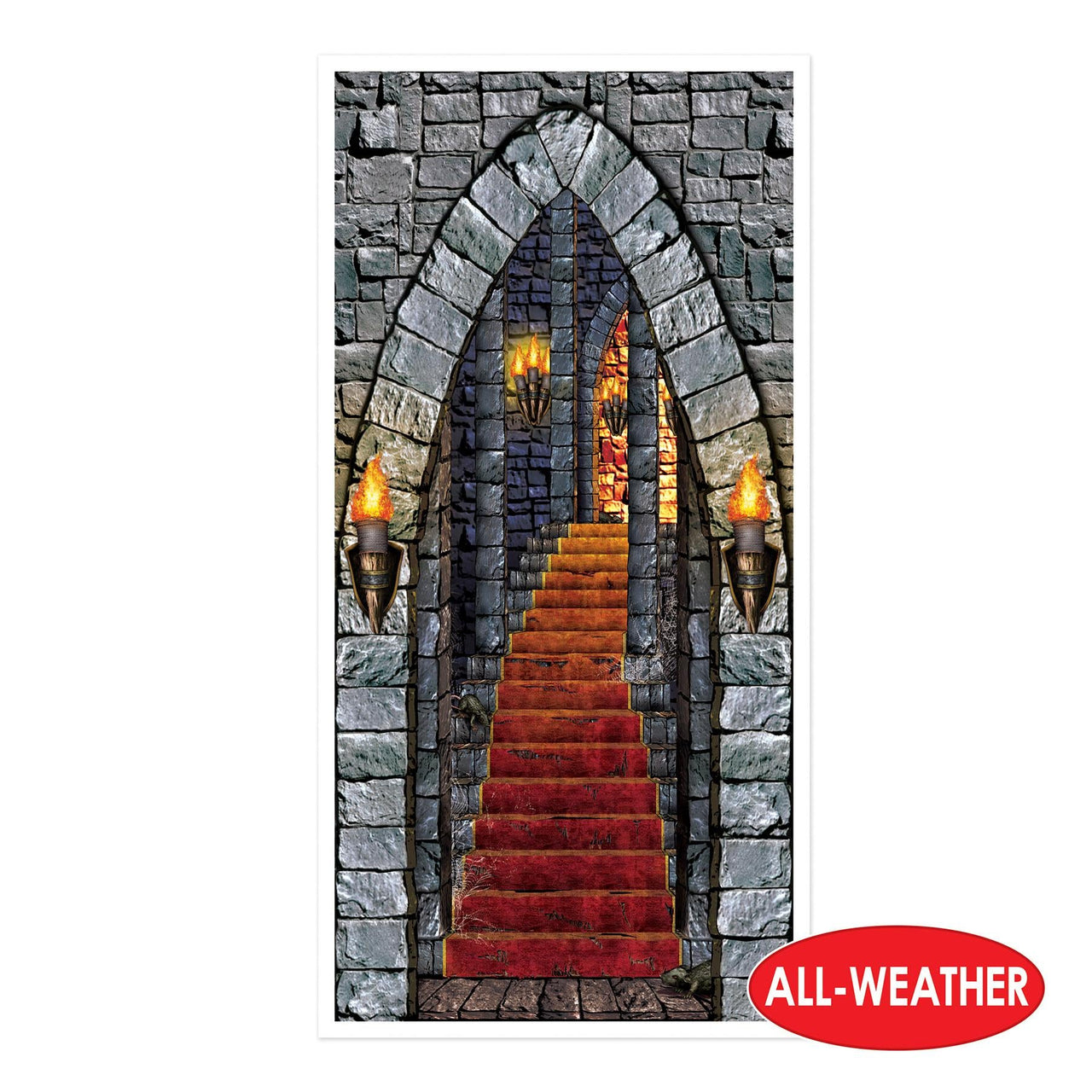 Bulk Castle Entrance Door Cover (Case of 12) by Beistle