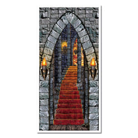 Halloween Castle Entrance Door Cover - Bulk 12 Pack