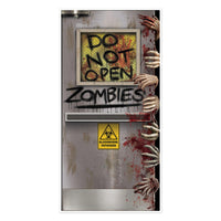 Halloween Zombies Lab Door Cover - Bulk 12 Pack