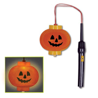 Halloween Light-Up Pumpkin Lantern - Bulk 12 Pack