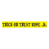 Halloween Trick Or Treat Zone Party Tape 20 ft Roll - Bulk 12 Pack