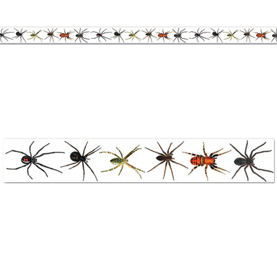 Halloween Spiders Party Tape 20 ft. Roll) - Bulk 12 Pack