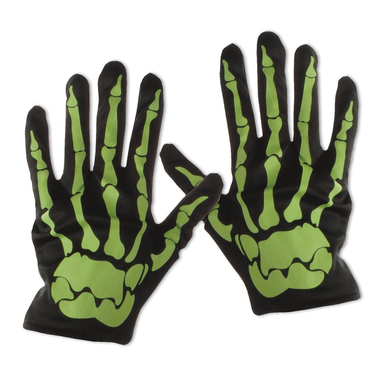 Halloween Nite-Glo Skeleton Gloves - Bulk/12 Pair of Gloves