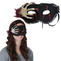 Halloween Skeleton Hand Mask - Bulk 12 Pack