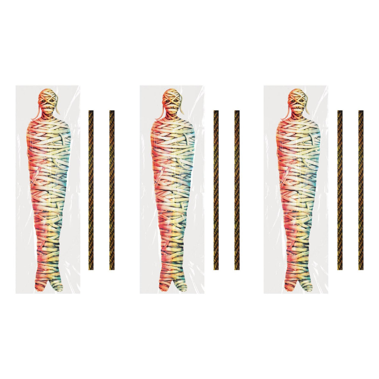 Mummy Tree Wrap Decoration, party supplies, decorations, The Beistle Company, Halloween, Bulk, Holiday Party Supplies, Halloween Party Supplies, Halloween Party Decorations, Halloween Props