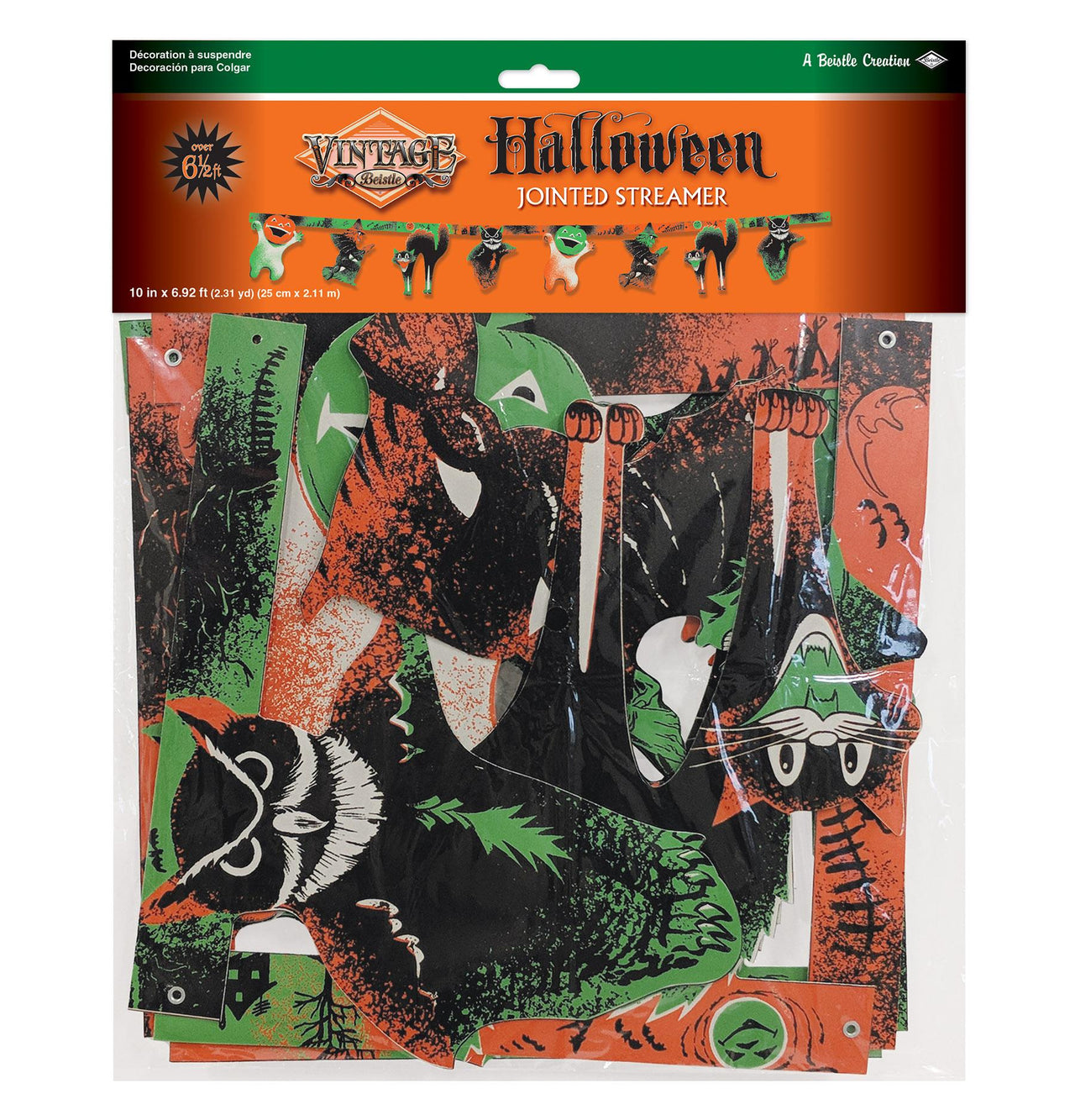 Bulk Vintage Halloween Streamer (Case of 12) by Beistle