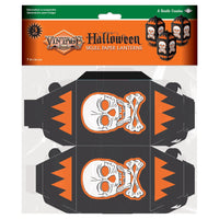 Bulk Vintage Halloween Skull Paper Lanterns (Case of 36) by Beistle