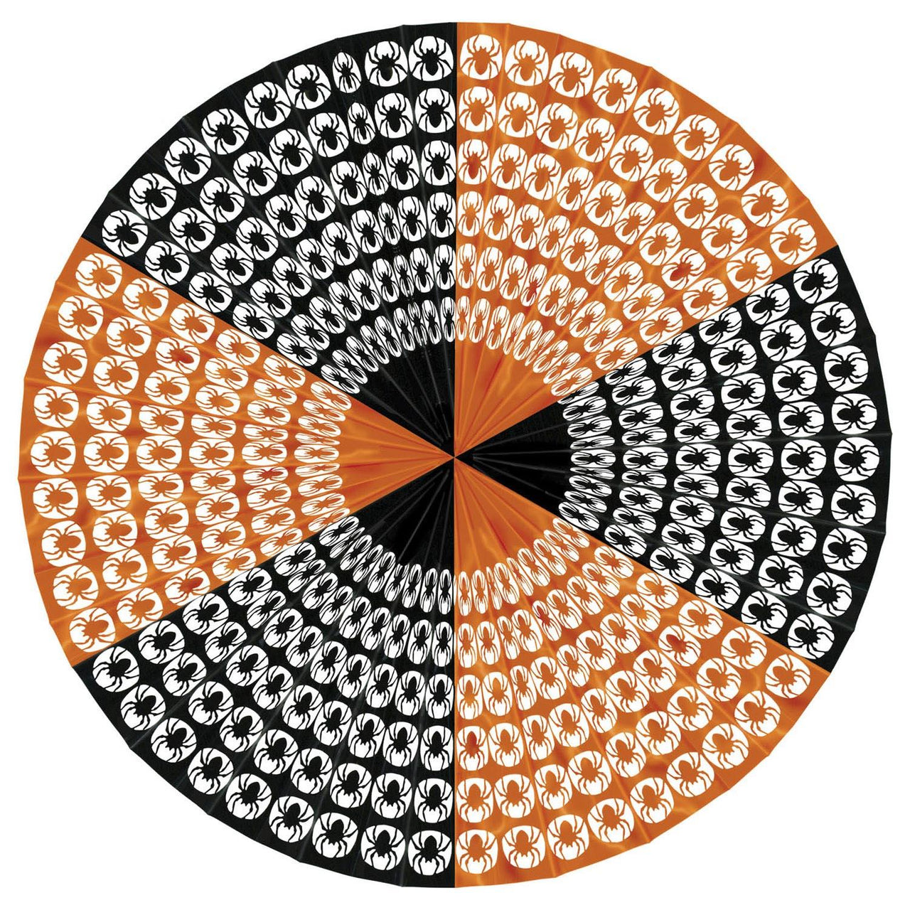 Halloween Spider Jumbo Display Fan - Bulk/4 Display Fans