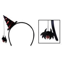 Halloween Spider Witch Hat Headband - Bulk 12 Pack