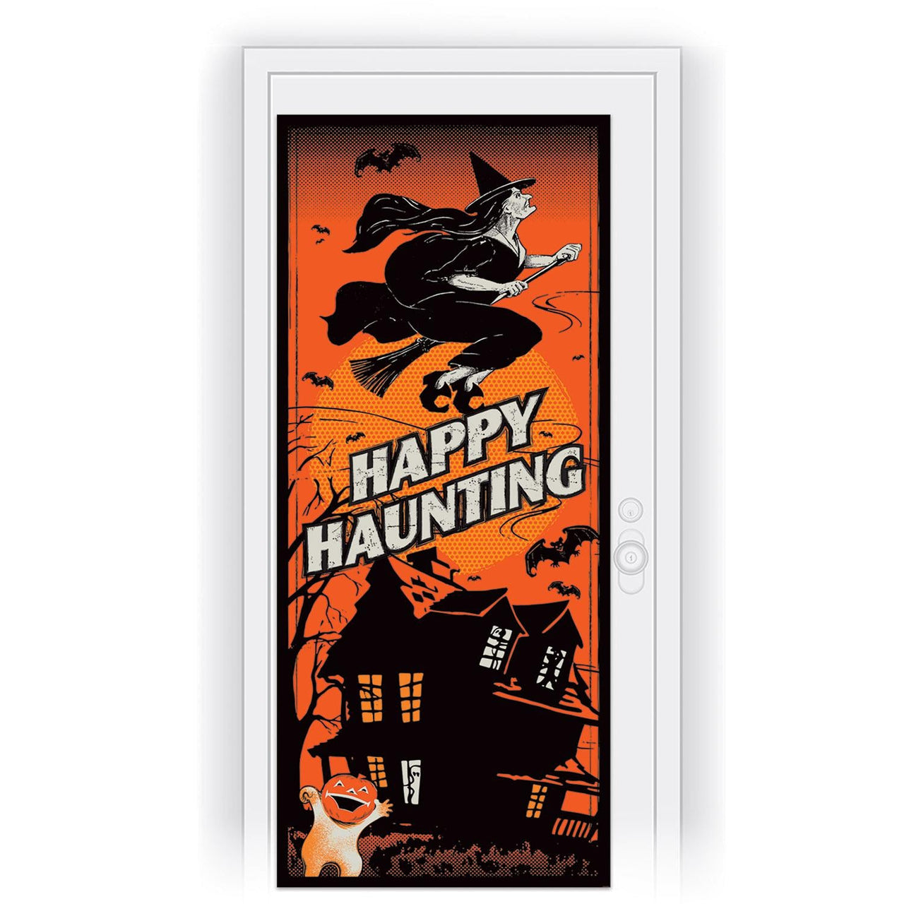 Bulk Vintage Halloween Door Cover (Case of 12) by Beistle