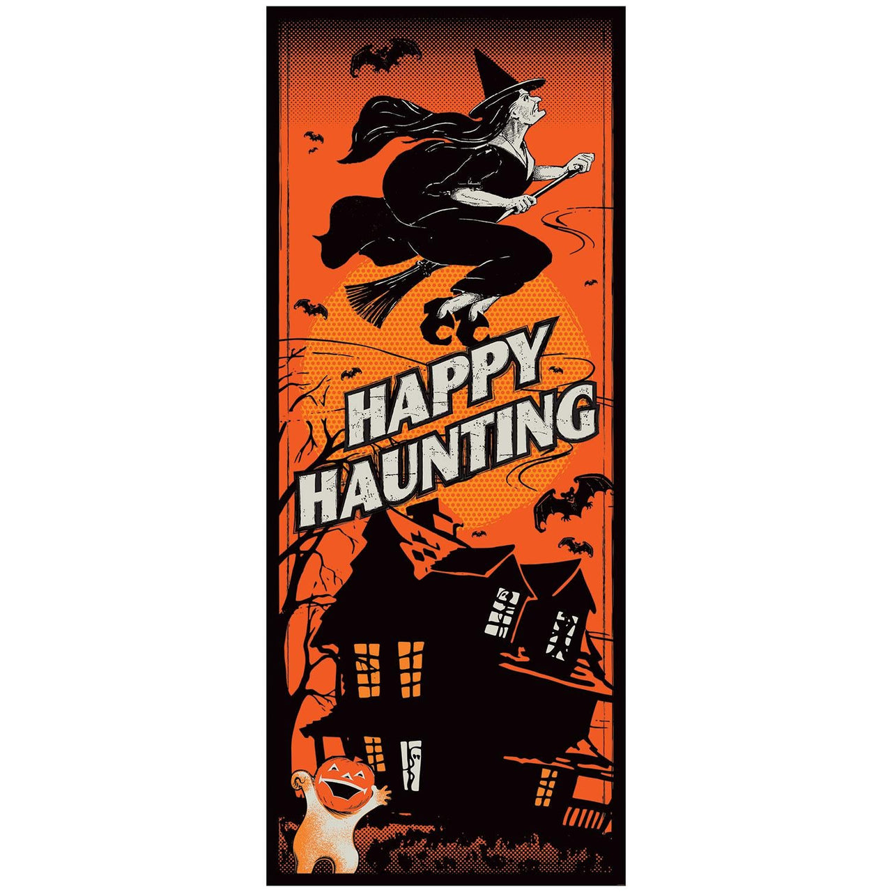 Vintage Halloween Door Cover - Bulk 12 Pack