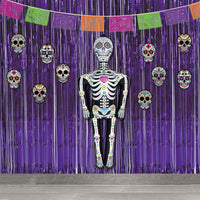 Beistle Day of the Dead Sugar Skull Cutouts