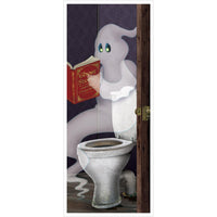 Halloween Ghost Restroom Door Cover - Bulk 12 Pack
