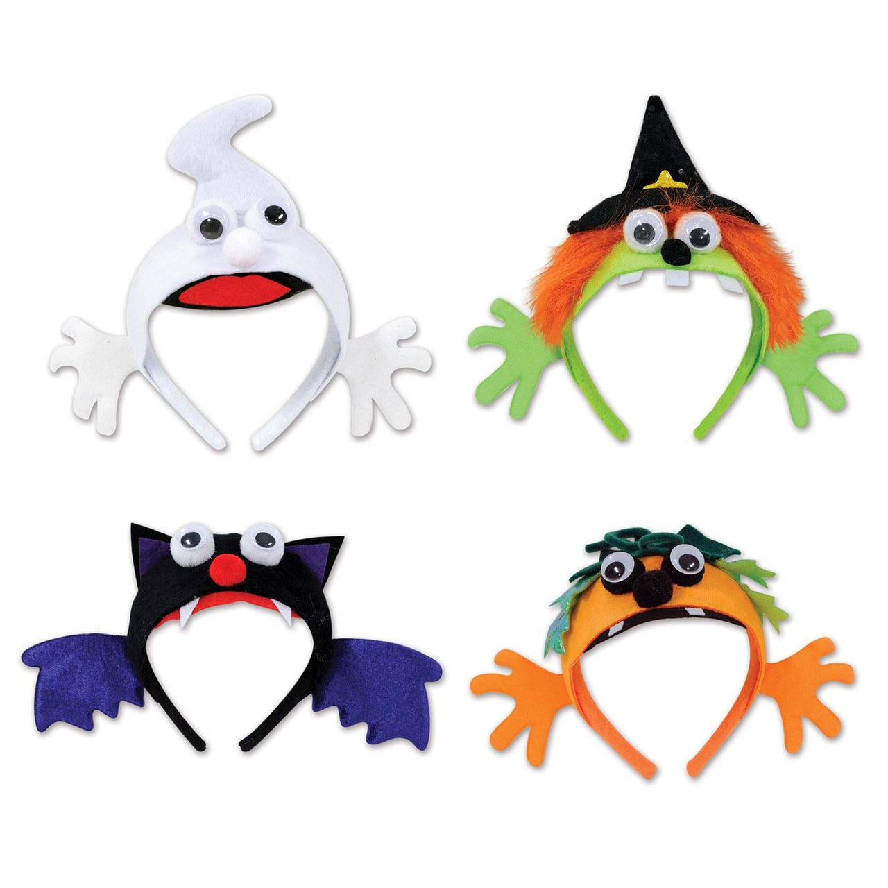Halloween Headbands - Bulk 12 Pack