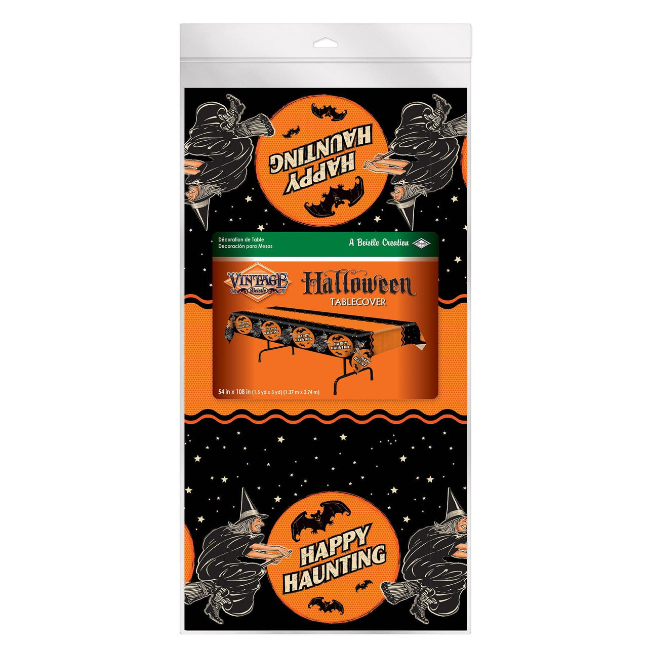Bulk Vintage Halloween Tablecover (Case of 12) by Beistle
