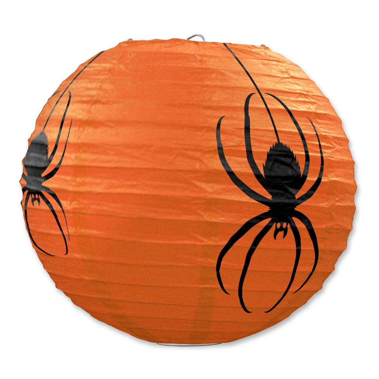 Halloween Spider Paper Lanterns - Bulk 18 Pack