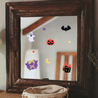 12 Pack Bulk Spooky Halloween Gel Clings for Window Decor - view 2
