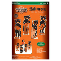 16 Pack Bulk Vintage Halloween Scat Cat Band Stand-Ups