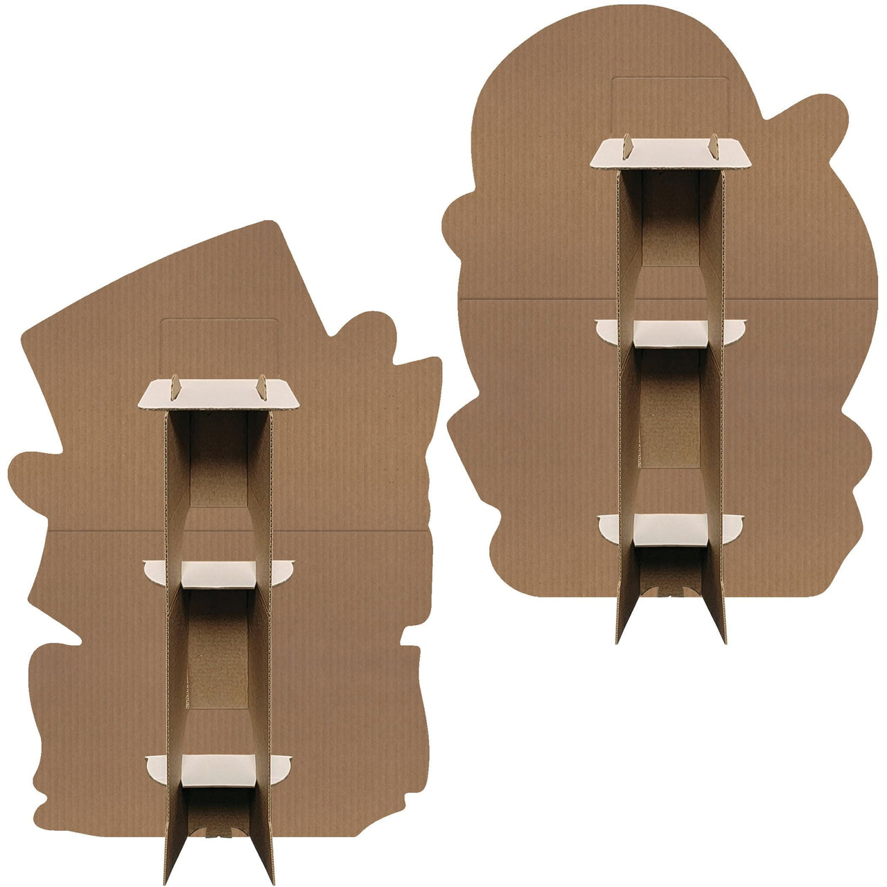 Vintage Halloween Cat & Jack-O'-Lantern Stand-Up Decorations (2-Pack)
