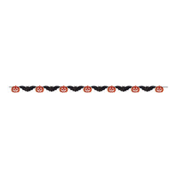 Halloween Pumpkin/Bat Streamer - Bulk 12 Pack