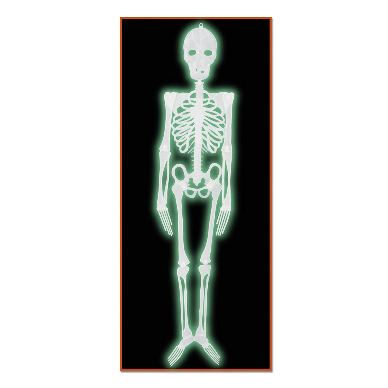 Halloween Plastic Nite-Glo Skeleton - Bulk/12 Skeletons