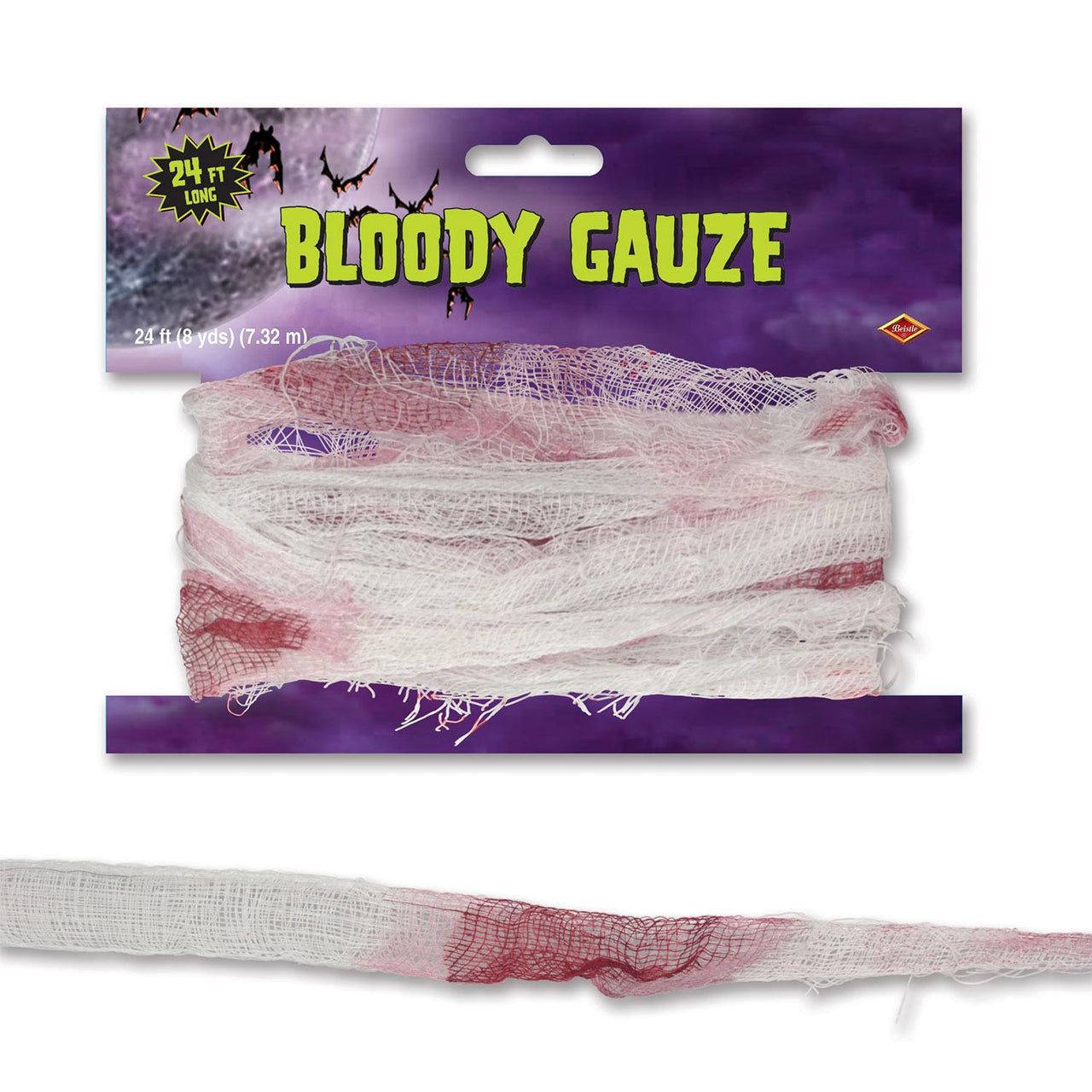 Halloween Bloody Gauze - Bulk/12 Gauzes