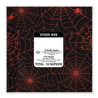 Beistle Spider Web Luncheon Napkins - 2-Ply - Halloween Tableware - 16/Package
