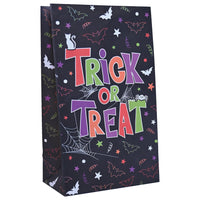 Halloween Paper Treat Bags w/Stickers - Bulk/144 Bags
