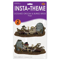 Doomed Groom & Buried Bride Props
