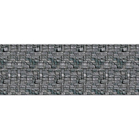 Halloween Stone Wall Backdrop - Bulk 6 Pack