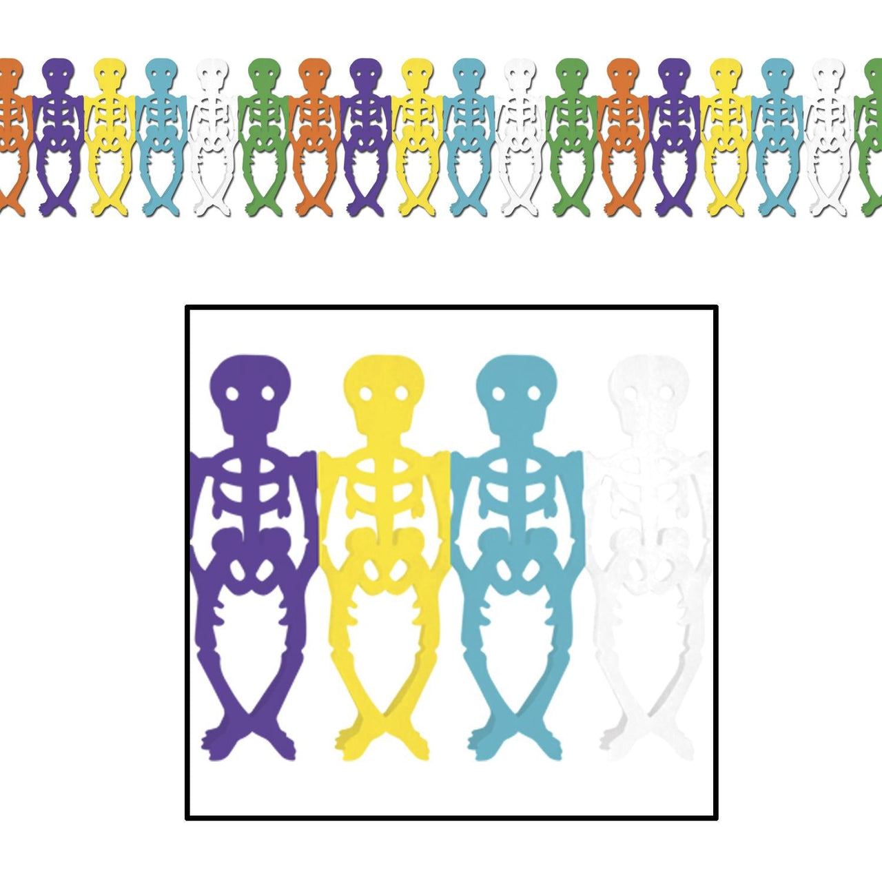 Day Of The Dead Garland - Bulk 12 Pack