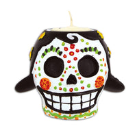 Day Of The Dead Female Tea Light Holder - Bulk/6 Holders