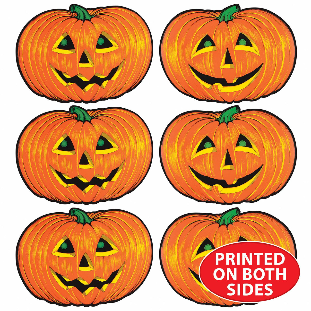 Beistle Jack-O-Lantern Cutouts