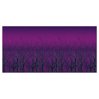 Halloween Spooky Forest Treetops Backdrop - Bulk 6 Pack