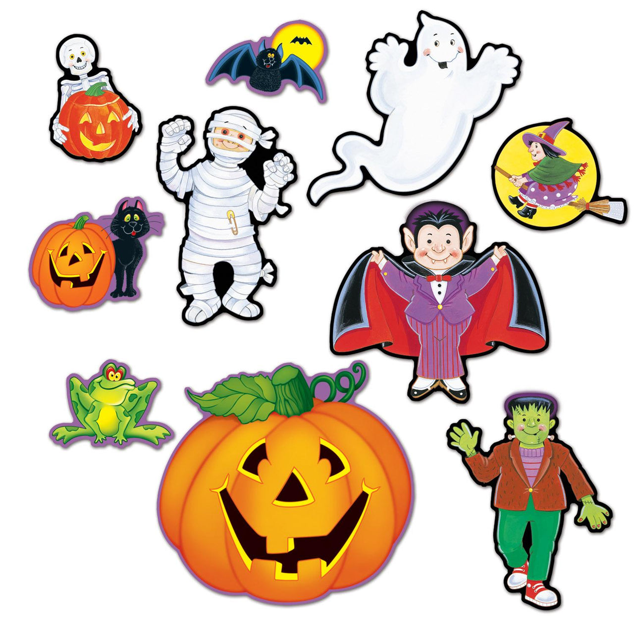 Halloween Cutouts - Bulk 120 Pack