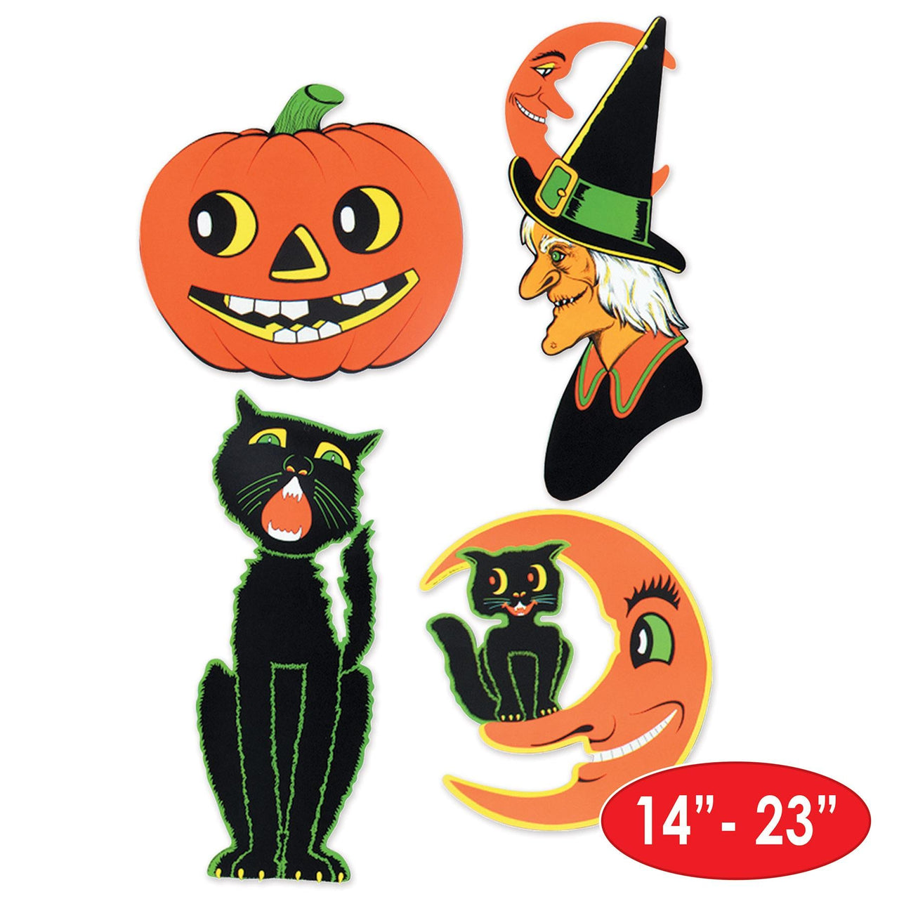 Halloween Party Supplies - Packaged Halloween Cutouts