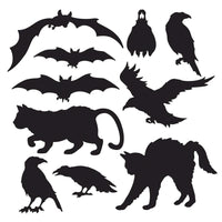 Halloween Silhouettes - Bulk 120 Pack
