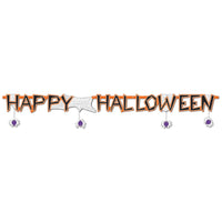 Happy Halloween Streamer - Bulk 12 Pack
